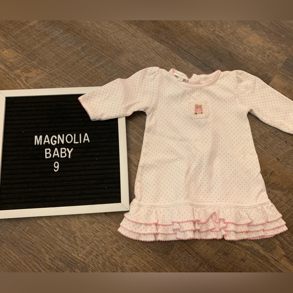 Magnolia baby dress with bloomers